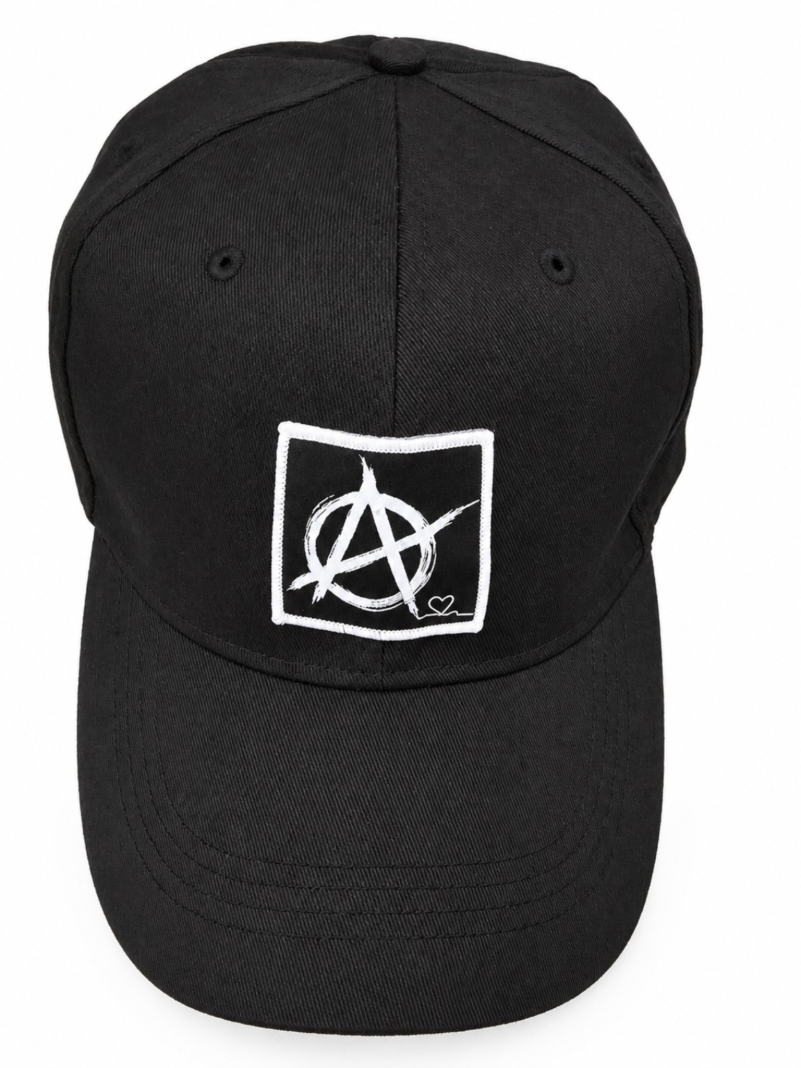 Black dad hat with ISH woven patch