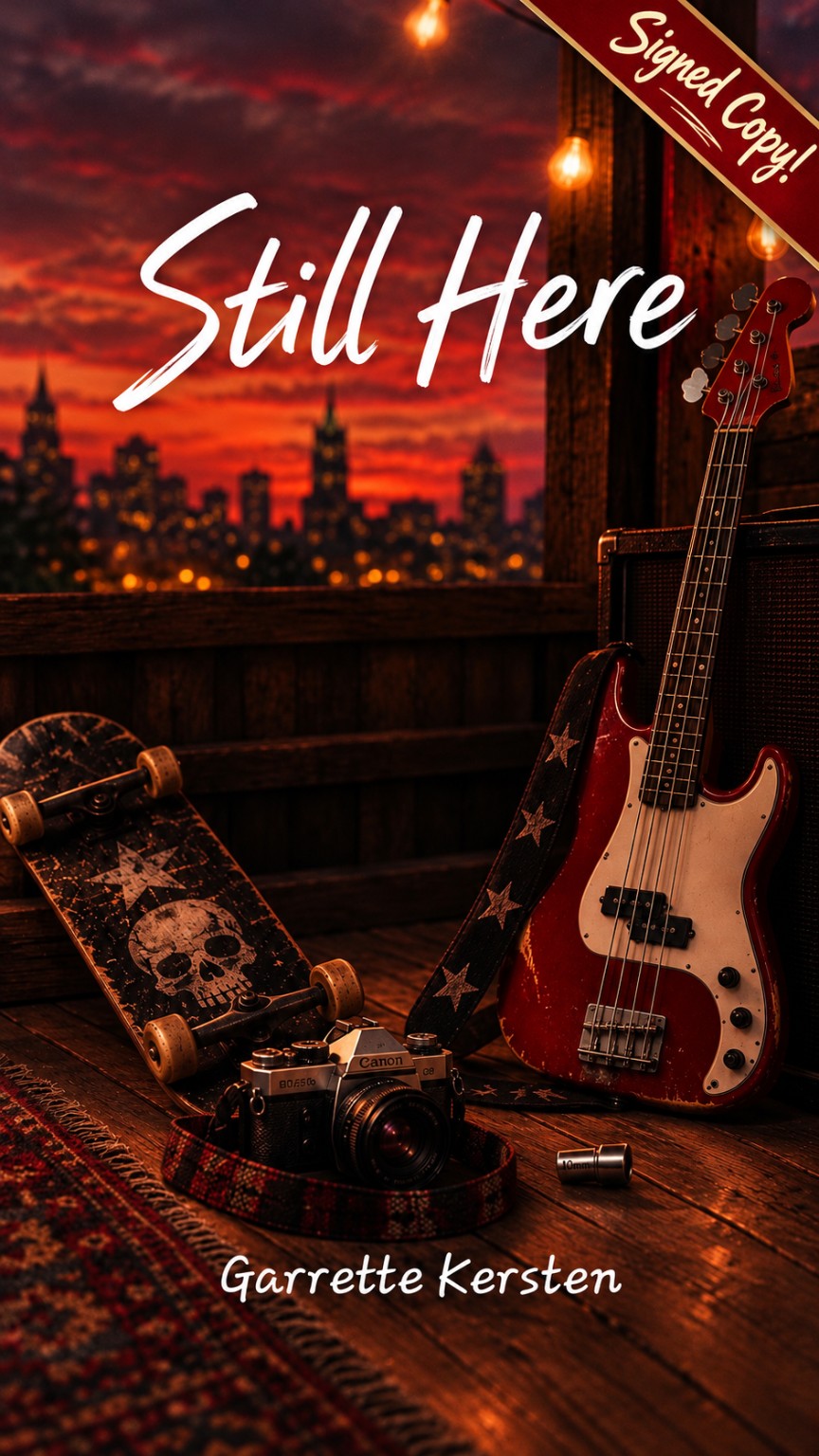 Signed copy of Still Here. by Garrette Kersten